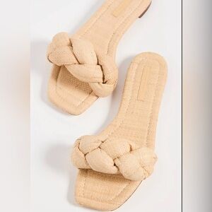 Loeffler Randall Joanna Straw Braided Band Sandal